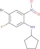 4-Bromo-N-cyclopentyl-5-fluoro-2-nitroaniline