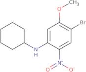 4-Bromo-N-cyclohexyl-5-methoxy-2-nitroaniline