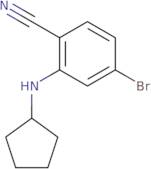 4-Bromo-2-(cyclopentylamino)benzonitrile