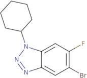 5-Bromo-1-cyclohexyl-6-fluoro-1,2,3-benzotriazole