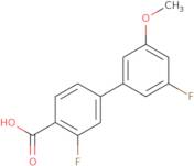 2-Fluoro-4-(3-fluoro-5-methoxyphenyl)benzoic acid