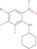 4-Bromo-N-cyclohexyl-2,3-difluoro-6-nitroaniline