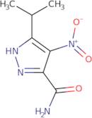 4-Nitro-3-(propan-2-yl)-1H-pyrazole-5-carboxamide