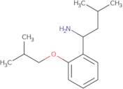 3-Methyl-1-[2-(2-methylpropoxy)phenyl]butan-1-amine