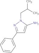 2-(2-Methylpropyl)-5-phenyl-2,3-dihydro-1H-pyrazol-3-imine