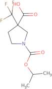 1-[(Propan-2-yloxy)carbonyl]-3-(trifluoromethyl)pyrrolidine-3-carboxylic acid