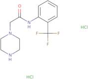 2-(Piperazin-1-yl)-N-[2-(trifluoromethyl)phenyl]acetamide dihydrochloride