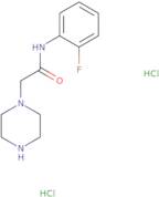 N-(2-Fluorophenyl)-2-(piperazin-1-yl)acetamide dihydrochloride