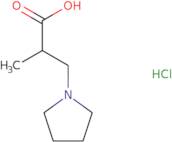 2-Methyl-3-(1-pyrrolidinyl)propanoic acid hydrochloride