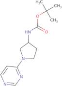 tert-Butyl N-[(3R)-1-(pyrimidin-4-yl)pyrrolidin-3-yl]carbamate