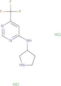 N-[(3S)-Pyrrolidin-3-yl]-6-(trifluoromethyl)-pyrimidin-4-amine dihydrochloride