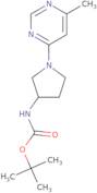 tert-Butyl N-[(3S)-1-(6-methylpyrimidin-4-yl)pyrrolidin-3-yl]carbamate