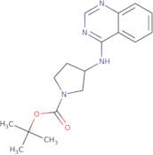 tert-Butyl (3R)-3-(quinazolin-4-ylamino)-pyrrolidine-1-carboxylate