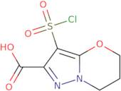 3-Chlorosulfonyl-6,7-dihydro-5H-pyrazolo[5,1-b][1,3]oxazine-2-carboxylic acid