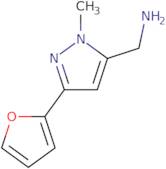 (3-(Furan-2-yl)-1-methyl-1H-pyrazol-5-yl)methanamine