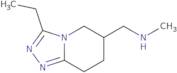 1-(3-Ethyl-5,6,7,8-tetrahydro-[1,2,4]triazolo[4,3-a]pyridin-6-yl)-N-methylmethanamine