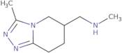 N-Methyl-1-(3-methyl-5,6,7,8-tetrahydro-[1,2,4]triazolo[4,3-a]pyridin-6-yl)methanamine