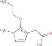 2-(1-Methyl-5-propoxy-1H-pyrazol-4-yl)acetic acid