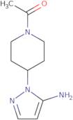 1-[4-(5-Amino-1H-pyrazol-1-yl)piperidin-1-yl]ethan-1-one