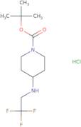 4-(Boc-piperidinyl)-2,2,2-trifluoroethylamine hydrochloride