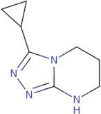 3-Cyclopropyl-5H,6H,7H,8H-[1,2,4]triazolo[4,3-a]pyrimidine