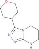 3-(Oxan-4-yl)-5H,6H,7H,8H-[1,2,4]triazolo[4,3-a]pyrimidine