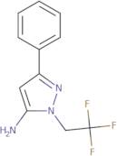 3-Phenyl-1-(2,2,2-trifluoroethyl)-1H-pyrazol-5-amine