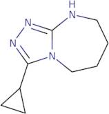 3-Cyclopropyl-5H,6H,7H,8H,9H-[1,2,4]triazolo[4,3-a][1,3]diazepine