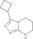 3-Cyclobutyl-5H,6H,7H,8H-[1,2,4]triazolo[4,3-a]pyrimidine