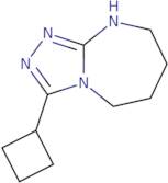 3-Cyclobutyl-5H,6H,7H,8H,9H-[1,2,4]triazolo[4,3-a][1,3]diazepine