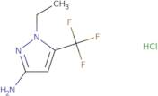 1-Ethyl-5-(trifluoromethyl)-1H-pyrazol-3-amine hydrochloride