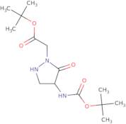 tert-Butyl 2-(4-((tert-butoxycarbonyl)amino)-5-oxopyrazolidin-1-yl)acetate