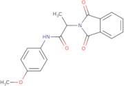 2-(1,3-Dioxo-1,3-dihydro-2H-isoindol-2-yl)-N-(4-methoxyphenyl)propanamide