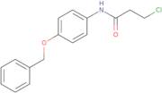 N-[4-(Benzyloxy)phenyl]-3-chloropropanamide