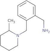 {2-[(2-Methylpiperidin-1-yl)methyl]phenyl}methanamine