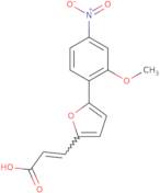 (2E)-3-[5-(2-Methoxy-4-nitrophenyl)furan-2-yl]prop-2-enoic acid