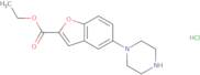 5-(1-Piperazinyl)-2-benzofurancarboxylic Acid Ethyl Ester Hydrochloride