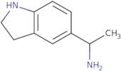 1-(2,3-Dihydro-1H-indol-5-yl)ethan-1-amine