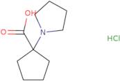 1-(1-Pyrrolidinyl)cyclopentanecarboxylic acid hydrochloride