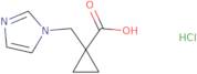 1-(1H-Imidazol-1-ylmethyl)cyclopropanecarboxylic acid hydrochloride