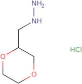 (1,4-Dioxan-2-ylmethyl)hydrazine hydrochloride