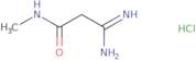 2-Carbamimidoyl-N-methylacetamide hydrochloride