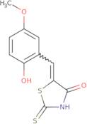 (5Z)-5-(2-Hydroxy-5-methoxybenzylidene)-2-thioxo-1,3-thiazolidin-4-one