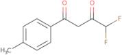 4,4-Difluoro-1-(4-methylphenyl)butane-1,3-dione