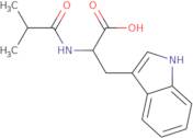 3-(1H-Indol-3-yl)-2-(2-methylpropanamido)propanoic acid