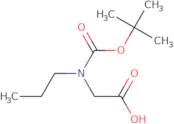 2-{[(tert-Butoxy)carbonyl](propyl)amino}acetic acid