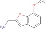 (7-Methoxy-1-benzofuran-2-yl)methanamine