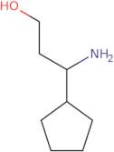 3-Amino-3-cyclopentylpropan-1-ol