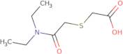 2-{[(Diethylcarbamoyl)methyl]sulfanyl}acetic acid