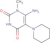 6-Amino-1-methyl-5-(piperidin-1-yl)-1,2,3,4-tetrahydropyrimidine-2,4-dione